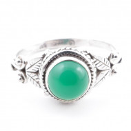 Avanturīns - sudraba gredzens